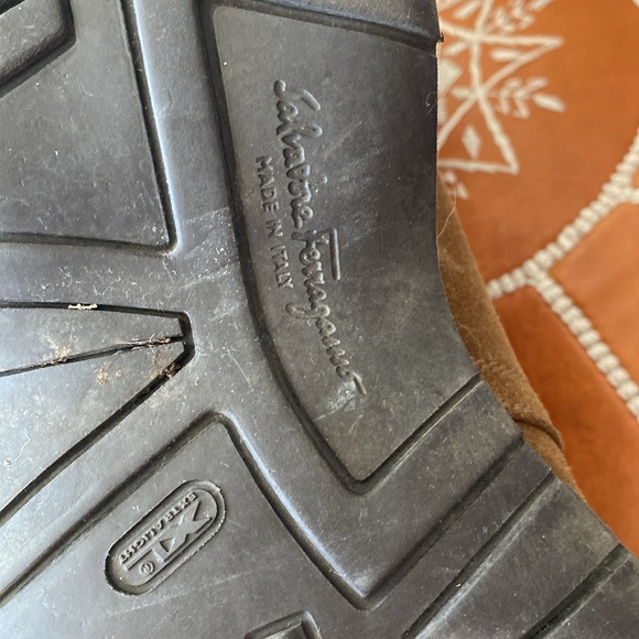 MUST SELL MOVING- ********* SALVATORE FERRAGAMO Men’s sz 12 Chukka brown - Picture 10 of 10